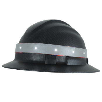 Hi  Viz Reflective Hat Band With LED Lights 