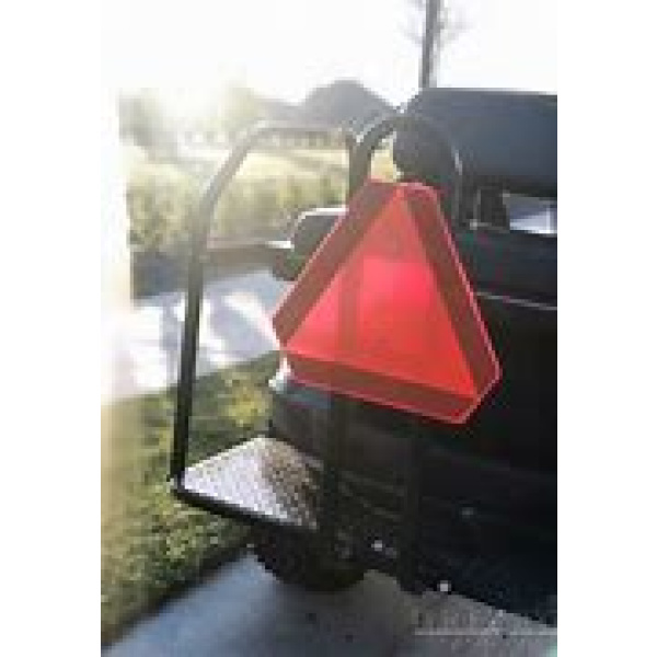 Warning Reflector Slow Moving Vehicle Sign with Reflective Tape Safety Triangle Warning Sign for Truck Trailer